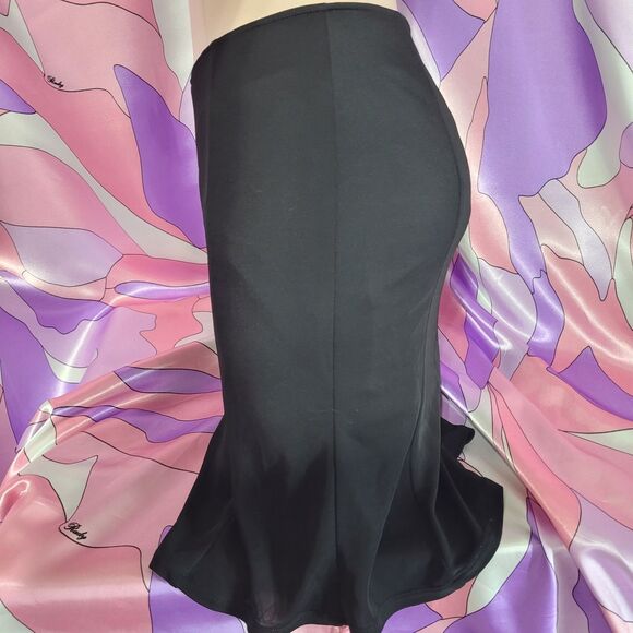 MA*RS Black Mini Skirt Small Peplum Gyaru Gal Style Y2K Harajuku Fashion Japan - Picture 4 of 12